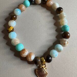 coastal, beach-inspired bracelet